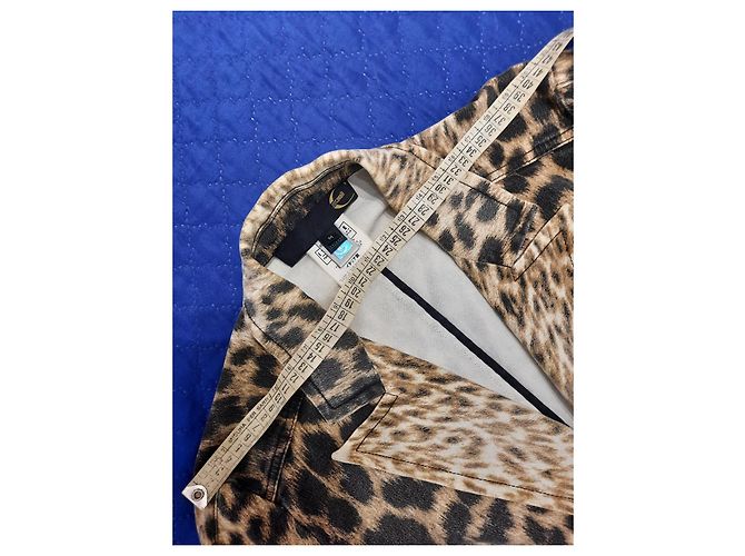 Chaqueta Just Cavalli con Estampado Animalier de Algodón Multicolor - vista 5