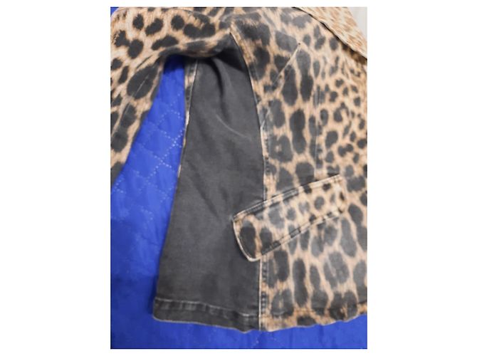 Chaqueta Just Cavalli con Estampado Animalier de Algodón Multicolor - vista 6