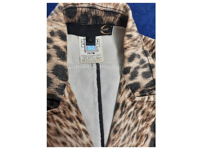 Chaqueta Just Cavalli con Estampado Animalier de Algodón Multicolor - vista 8