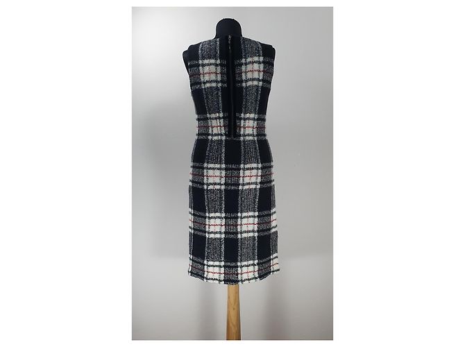 Marc Cain Tartan Kleid aus Wolle Mehrfarben - Ansicht 4