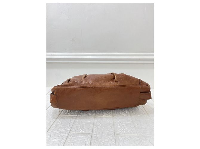 Borsa Hobo Burberry in pelle marrone - vista 4