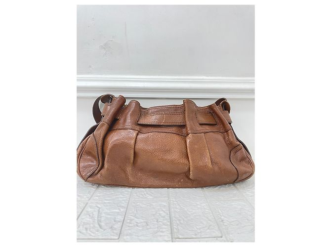 Borsa Hobo Burberry in pelle marrone - vista 5
