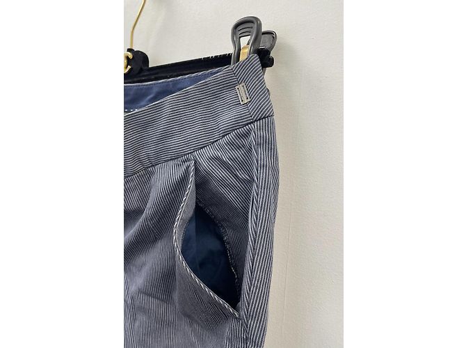 CODICE SPORTMAX Pantaloni Carota Grigio Blu chiaro - vista 12
