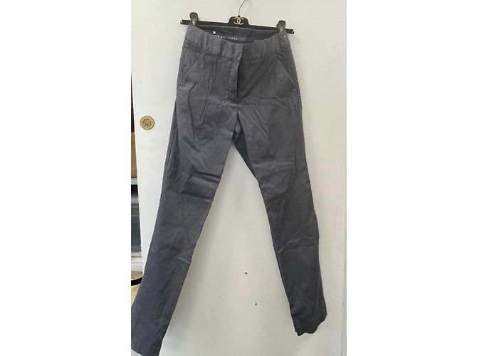 CODICE SPORTMAX Pantaloni Carota Grigio Blu chiaro - vista 2