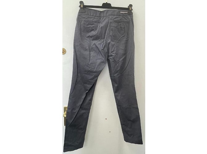 CODICE SPORTMAX Pantaloni Carota Grigio Blu chiaro - vista 8