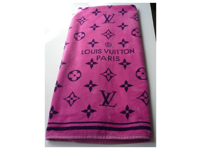 LOUIS VUITTON VUITTAMINES MONOGRAMM BADETUCH Pink - Ansicht 2