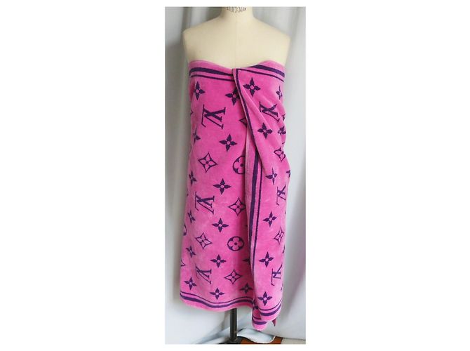 LOUIS VUITTON VUITTAMINES MONOGRAMM BADETUCH Pink - Ansicht 7