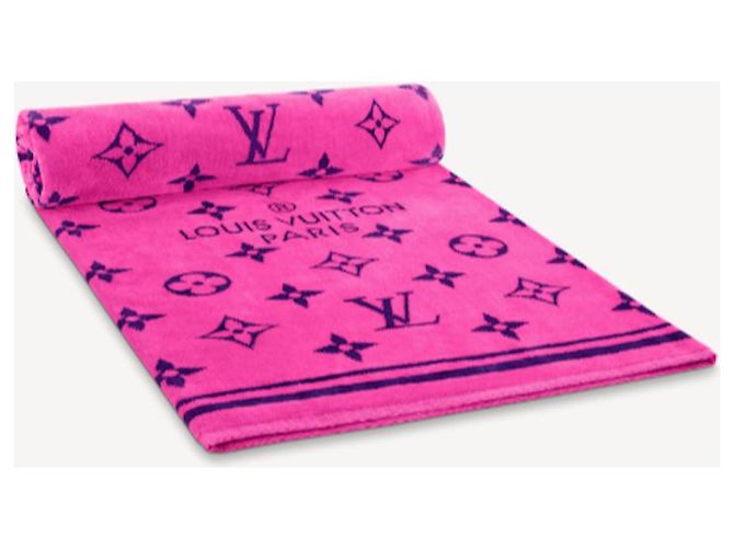 LOUIS VUITTON VUITTAMINES MONOGRAMM BADETUCH Pink - Ansicht 8