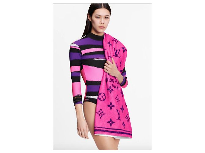 LOUIS VUITTON VUITTAMINES MONOGRAMM BADETUCH Pink - Ansicht 9