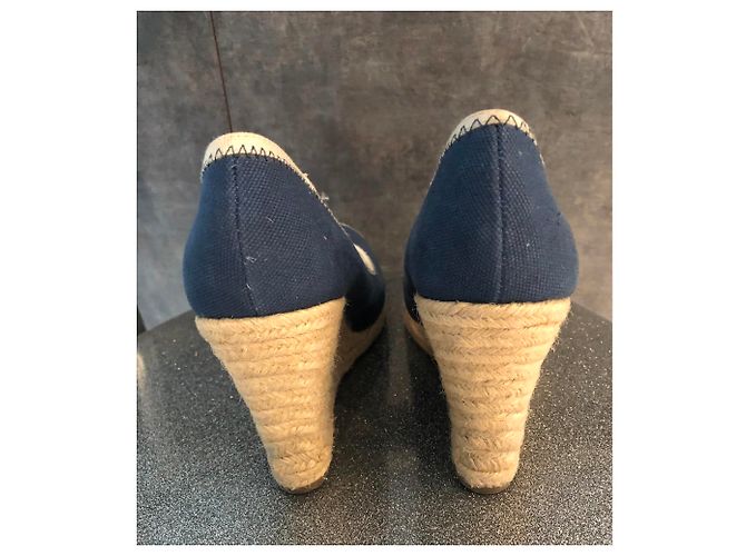 Zeppe Steve Madden in tela blu misura 37.5 - vista 4