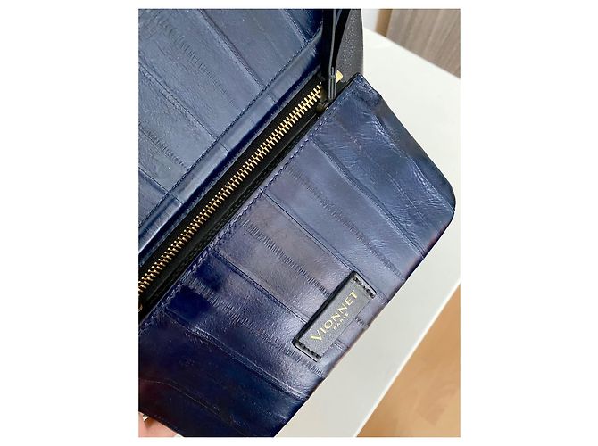 Vionnet Borsa a mano con tasca removibile e tracolla Nero Blu navy - vista 10