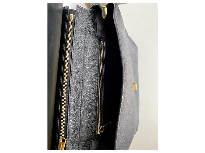 Vionnet Borsa a mano con tasca removibile e tracolla Nero Blu navy - vista 11