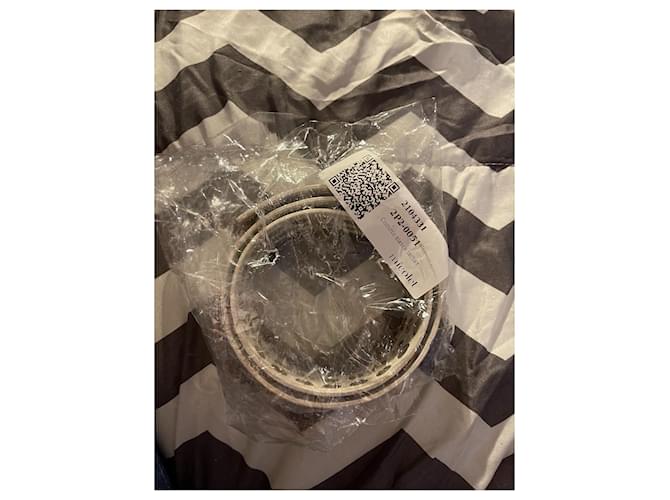 Dolce & Gabbana Ledergürtel weiß silber Silber Hardware - Ansicht 19