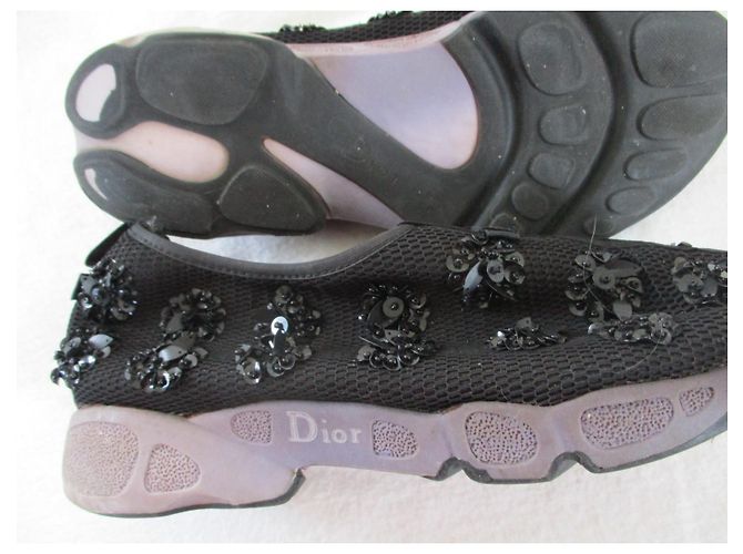 Christian Dior Sneakers "fusion" nere, 36IT. Nero - vista 5