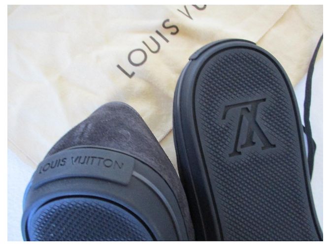 Louis Vuitton Scarpe da ginnastica bi-materiali, Pointure 11,5. Nero - vista 4