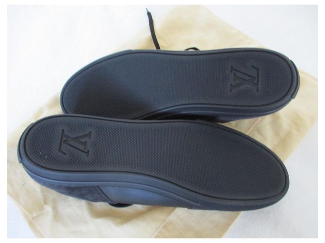Louis Vuitton Scarpe da ginnastica bi-materiali, Pointure 11,5. Nero - vista 7