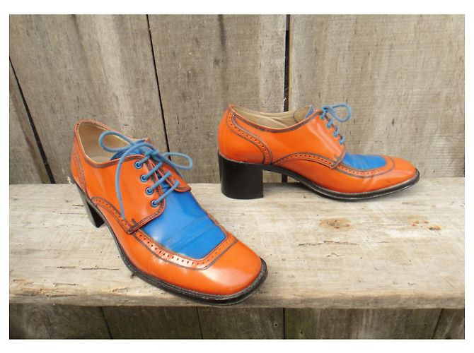 Free Lance p-Derbys 36 Blau Orange - Ansicht 2