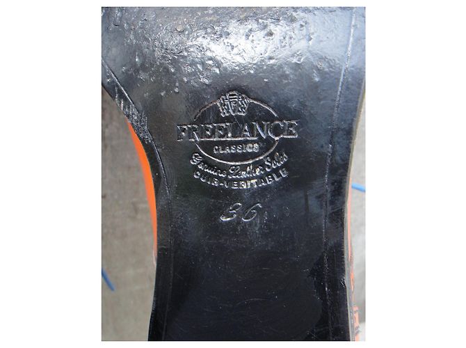 Free Lance p-Derbys 36 Blau Orange - Ansicht 5