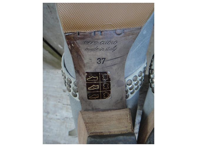 botas Iro de ante gris talla 37 - vista 6