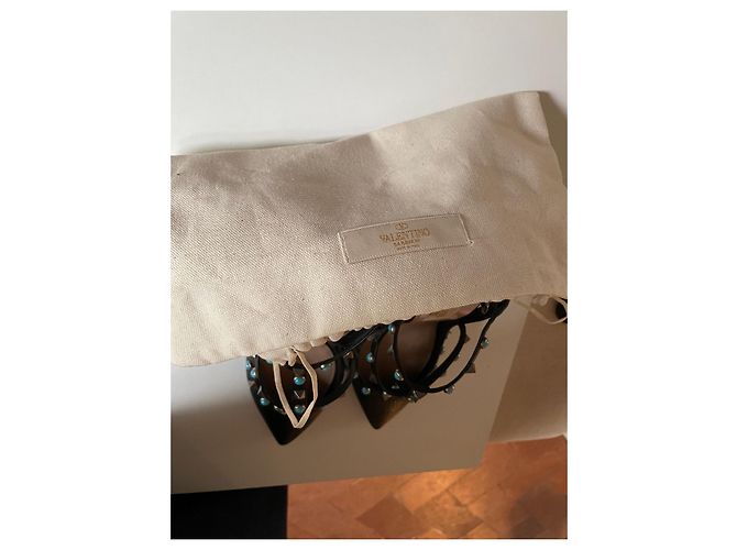 Décolleté Valentino Garavani Rockstud in pelle nera Nero - vista 9