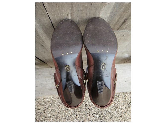 Botas western Frye de cuero marrón oscuro 39,5 - vista 5