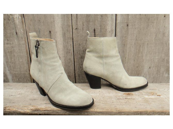 Botines ACNE modelo Pistol size 37 Gris - vista 3