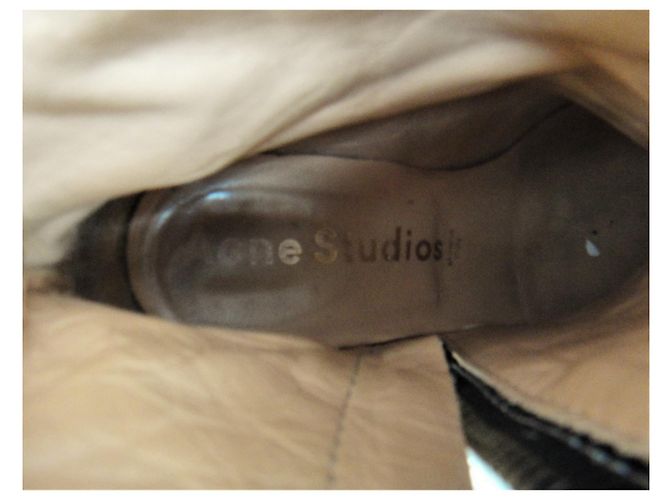 Botines ACNE modelo Pistol size 37 Gris - vista 8