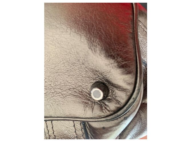 Brook Burberry Lederhandtasche Grau - Ansicht 5
