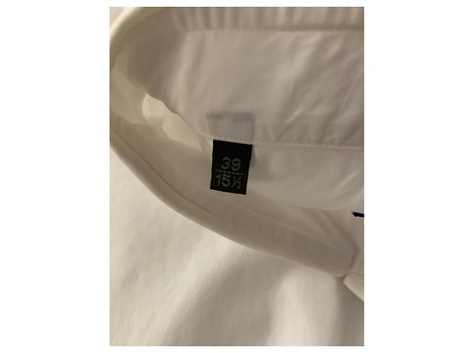 Camicia elegante in cotone bianco Lanvin Vintage - vista 2