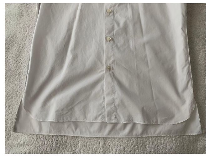 Camicia elegante in cotone bianco Lanvin Vintage - vista 9