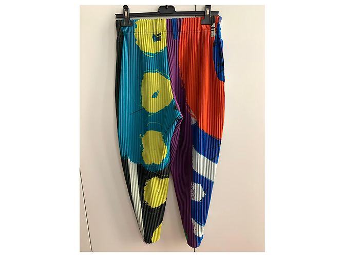 Issey Miyake Pantaloni multicolor Homme Plissé - vista 2