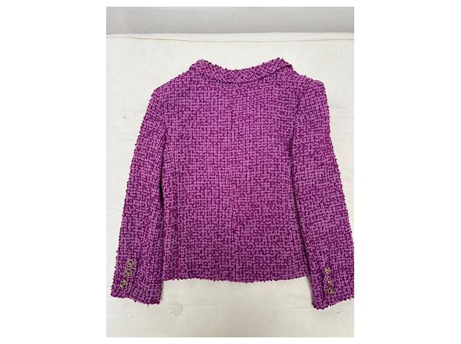 Chanel Jacken Dunkelviolett - Ansicht 2
