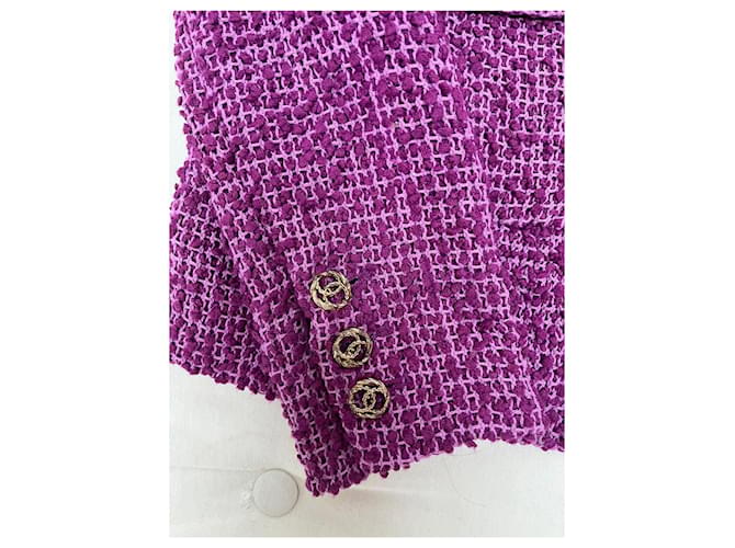Chanel Jacken Dunkelviolett - Ansicht 7