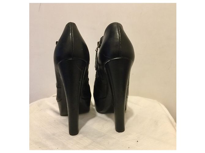 Alaïa Tacchi Alaia neri con ritagli Nero - vista 5