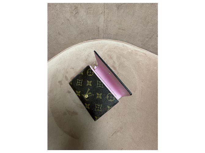 Carteira dos homens de Louis Vuitton Marrom Rosa - vista 10