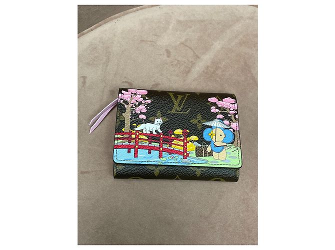 Carteira dos homens de Louis Vuitton Marrom Rosa - vista 3