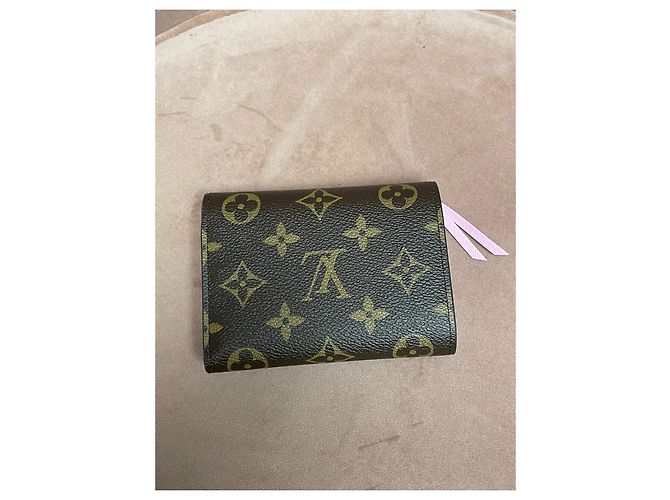 Carteira dos homens de Louis Vuitton Marrom Rosa - vista 4