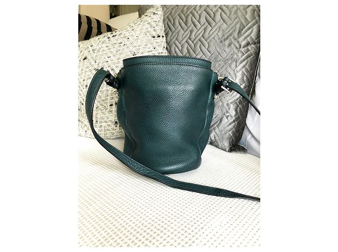 Borsa a mano Alexander Wang Diego in pelle verde scuro - vista 4