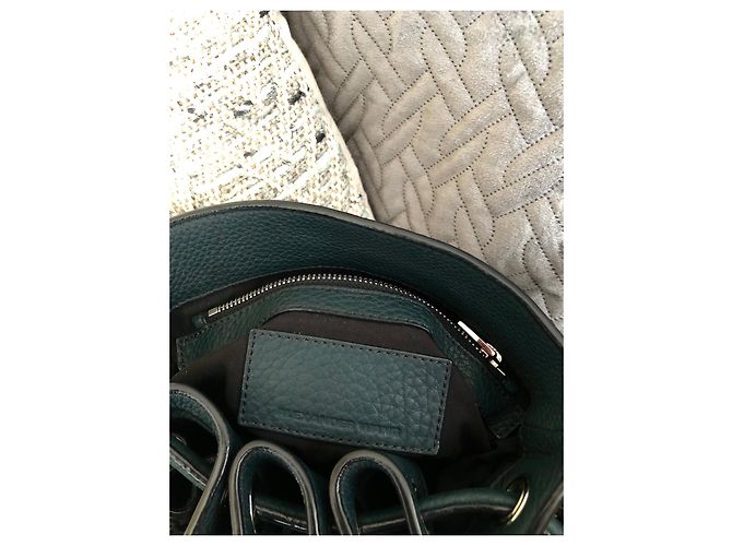 Borsa a mano Alexander Wang Diego in pelle verde scuro - vista 5