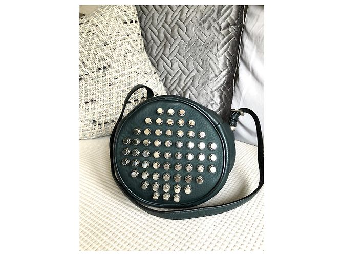 Borsa a mano Alexander Wang Diego in pelle verde scuro - vista 8
