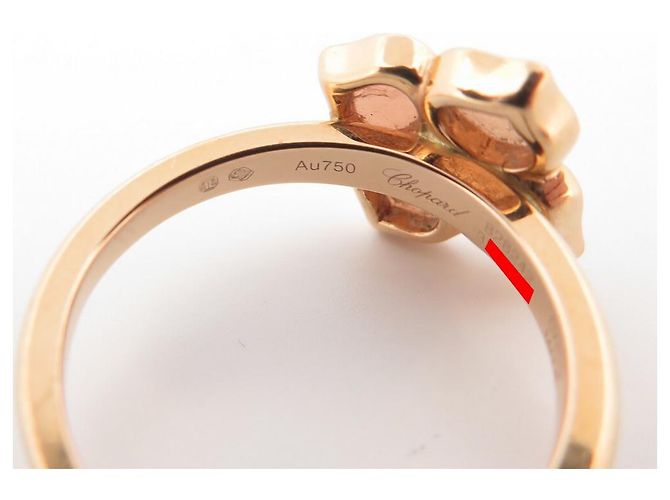 NEUER CHOPARD IMPERIAL BLUMENRING 828242 T52 ROTGOLD-OPAL-DIAMANTRING - Ansicht 3