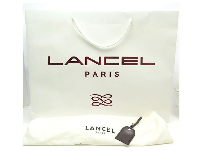 NOVA BOLSA DE OMBRO LANCEL GRAND HOTEL BOLSA DE COURO AZUL - vista 16