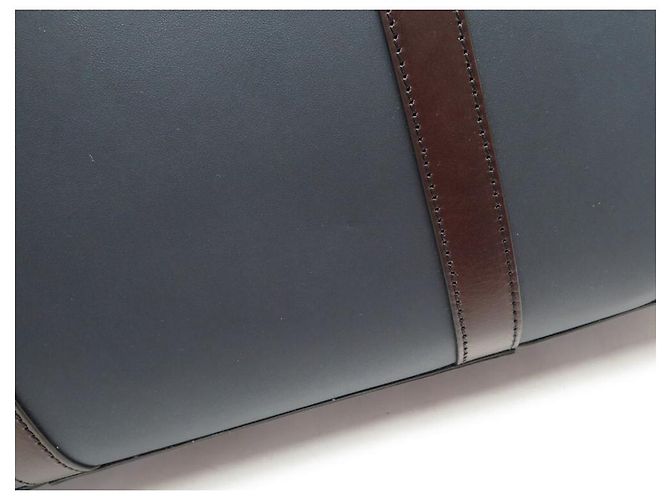 NOVA BOLSA DE OMBRO LANCEL GRAND HOTEL BOLSA DE COURO AZUL - vista 6