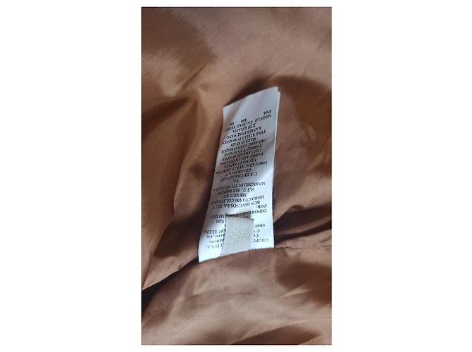 Massimo Dutti Lederjacke Camel Größe 42 - Ansicht 5
