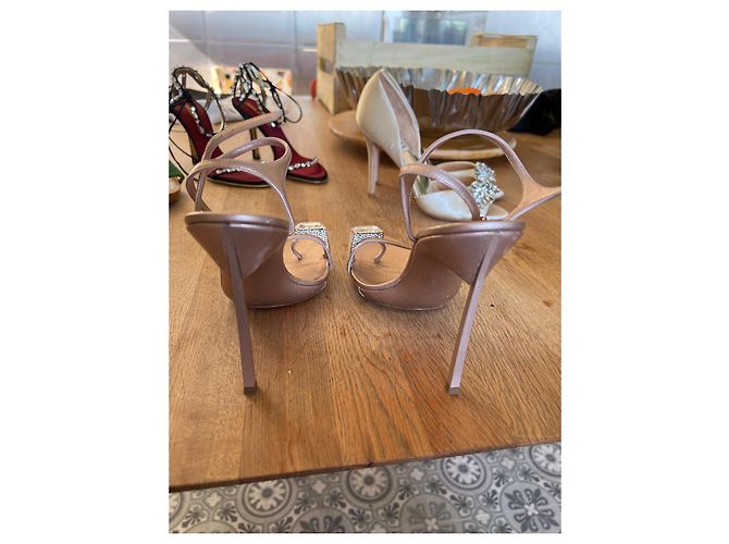 Casadei Canonisime Pumps Rosa Leder Strass Pink - Ansicht 2