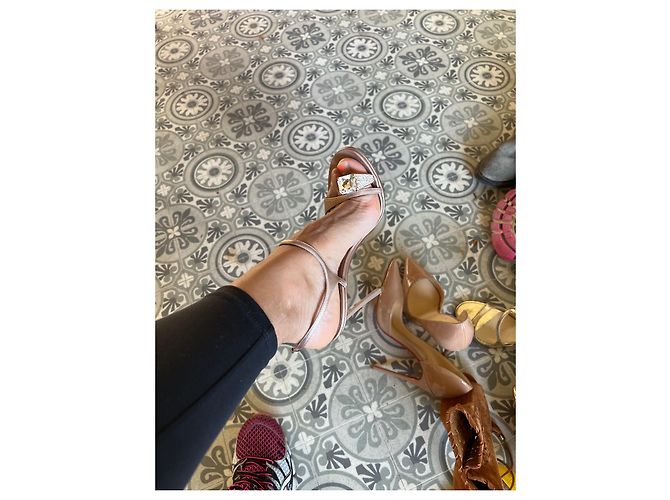Casadei Canonisime Pumps Rosa Leder Strass Pink - Ansicht 4
