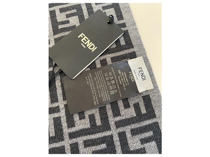 Bufanda con monograma Fendi - vista 4