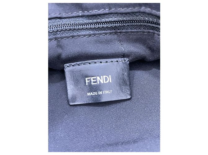 Borsa tote Fendi Monster Eye blu in tela - vista 2