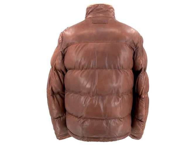 Parajumpers Lederjacke in braun - Ansicht 2