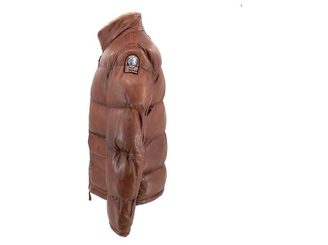 Parajumpers Lederjacke in braun - Ansicht 3